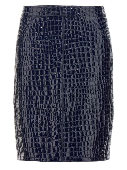 Tom Ford Croc Print Skirt