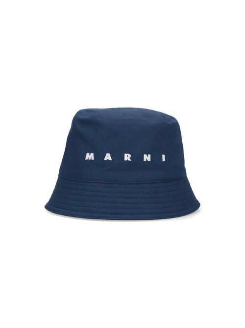 Marni Logo Embroidered Twill...