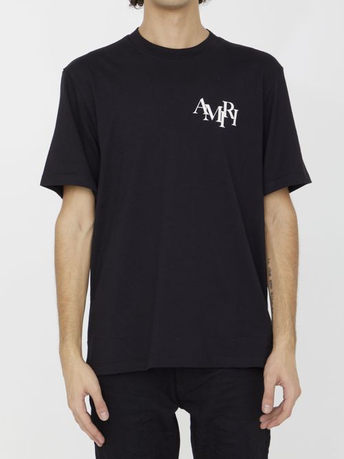 Amiri Staggered Logo T-Shirt