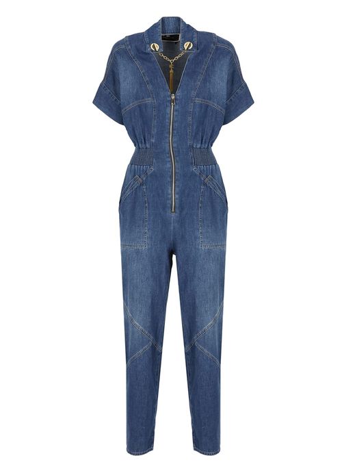 Elisabetta Franchi Long Denim...