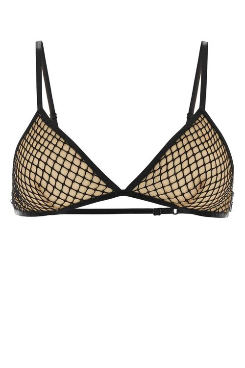 Balenciaga Black Mesh Bra