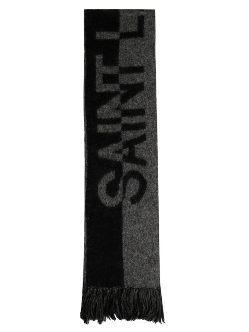 Saint Laurent Logo Scarf