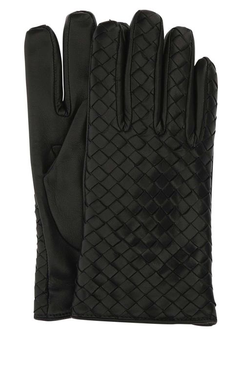 Bottega Veneta Black Leather...