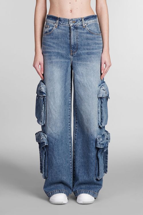 Amiri Jeans In Blue Cotton