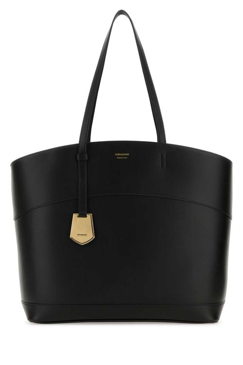 Ferragamo Black Leather...