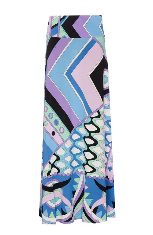 Pucci Vivara Print Maxi Skirt