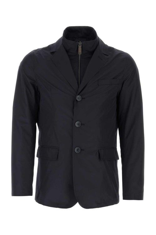 Herno Buttoned Layered Jacket