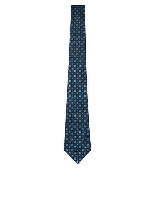 Kiton Patterned Blue/aqua...