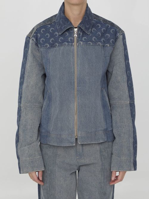 Marine Serre Patchwork Denim...