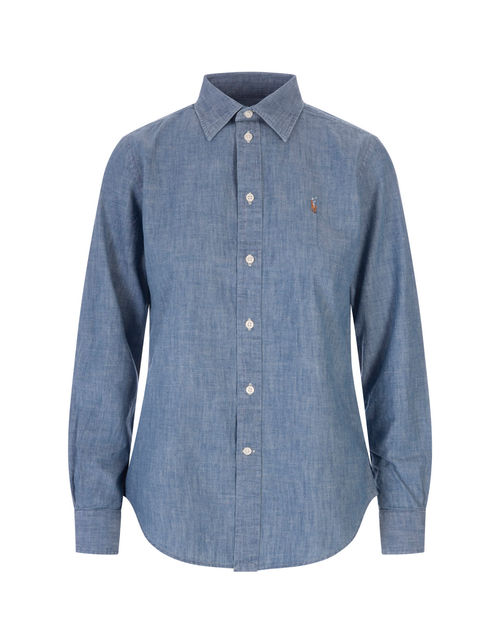 Ralph Lauren Shirt In Indigo...