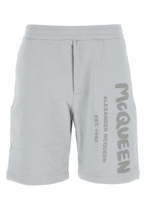 Alexander Mcqueen Grey Cotton...