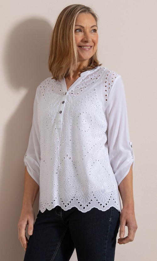 Anna Rose Embroidered Eyelet...