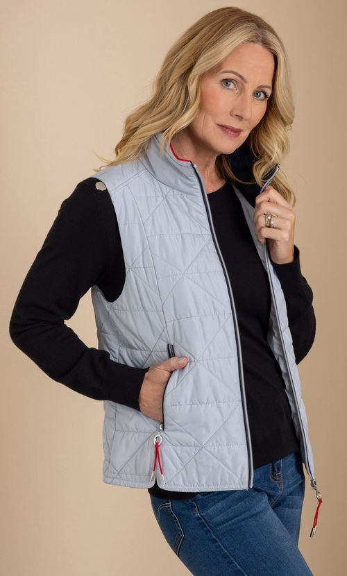 Anna Rose Gilet - SILVER GREY...