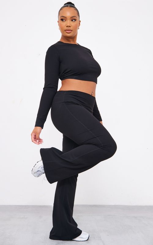 Bone Sculpt High Waist Flare Yoga Pants