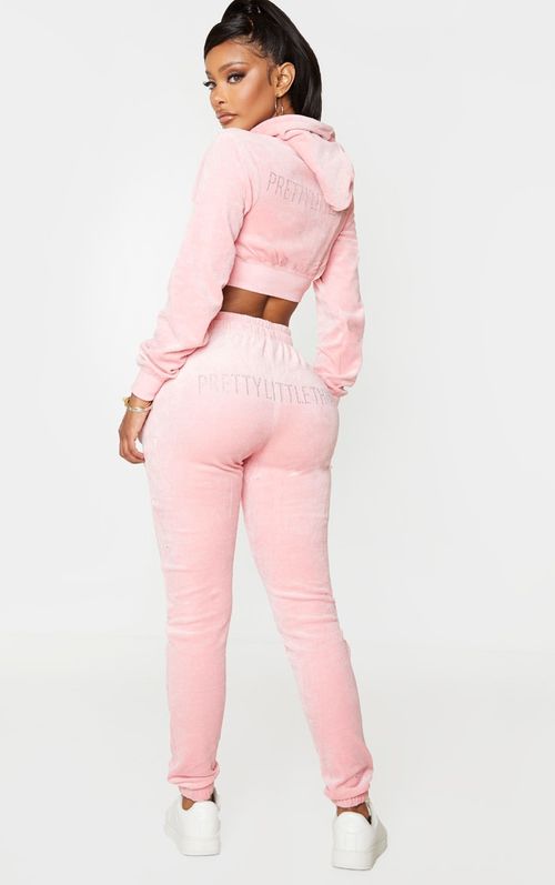 Shape Dusty Pink Lace Mesh Stripe Bodysuit