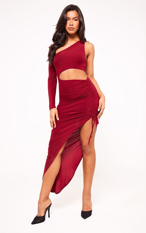 Cherry Red Slinky One Sleeve...