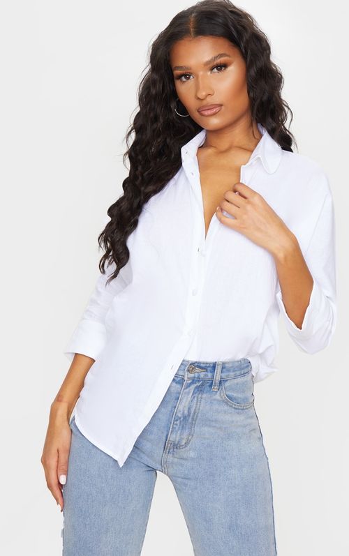 White Oversized Shirt, White