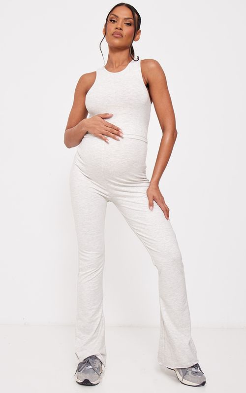 Maternity Oatmeal Marl Hem...