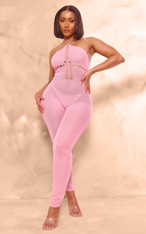 Shape Pink Knit Sheer...