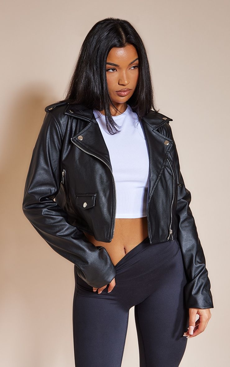 Little black leather jacket cheap