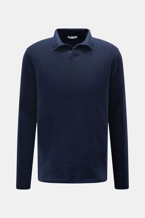 Kiefermann - Herren - Longsleeve-Poloshirt 'Tonin' navy