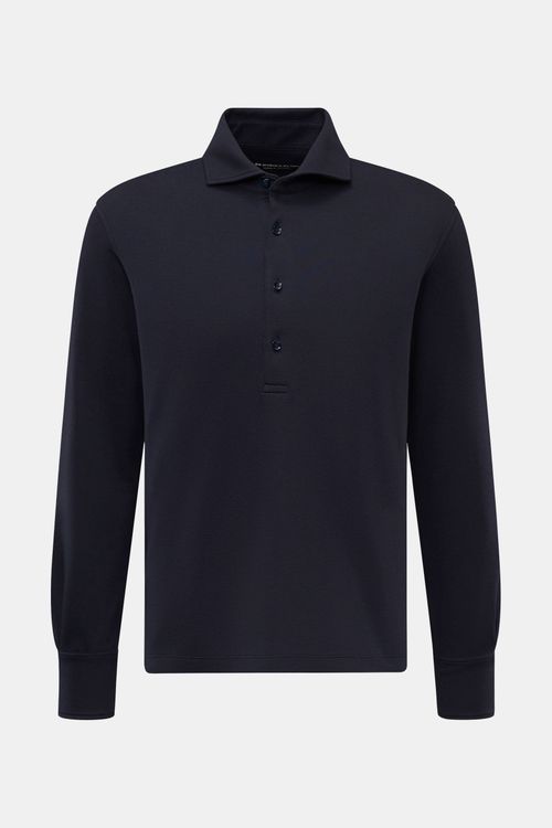 The Product is the Hero - Herren - Longsleeve-Poloshirt navy