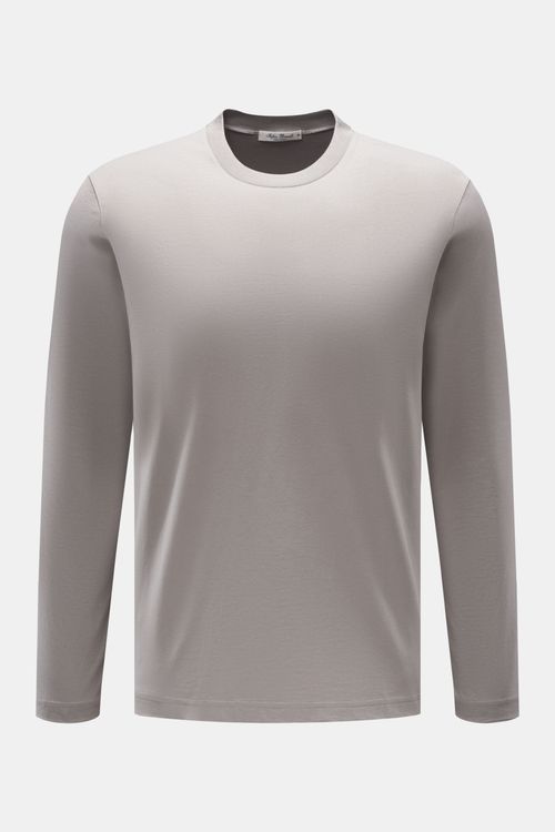 Stefan Brandt - Herren - Rundhals-Longsleeve 'Eli' grau