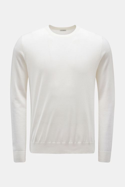 von Braun - Herren - Feinstrick R-Neck Pullover offwhite