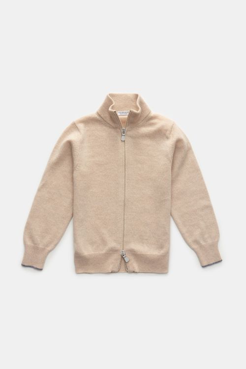 von Braun - Herren - Kinder Cashmere Strickjacke beige