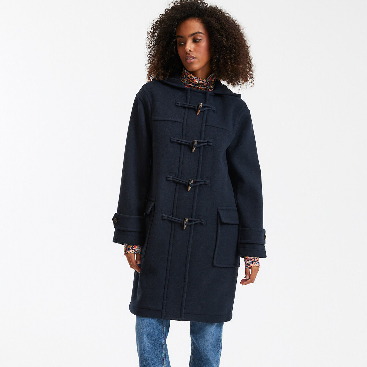 Mid length duffle coat sale