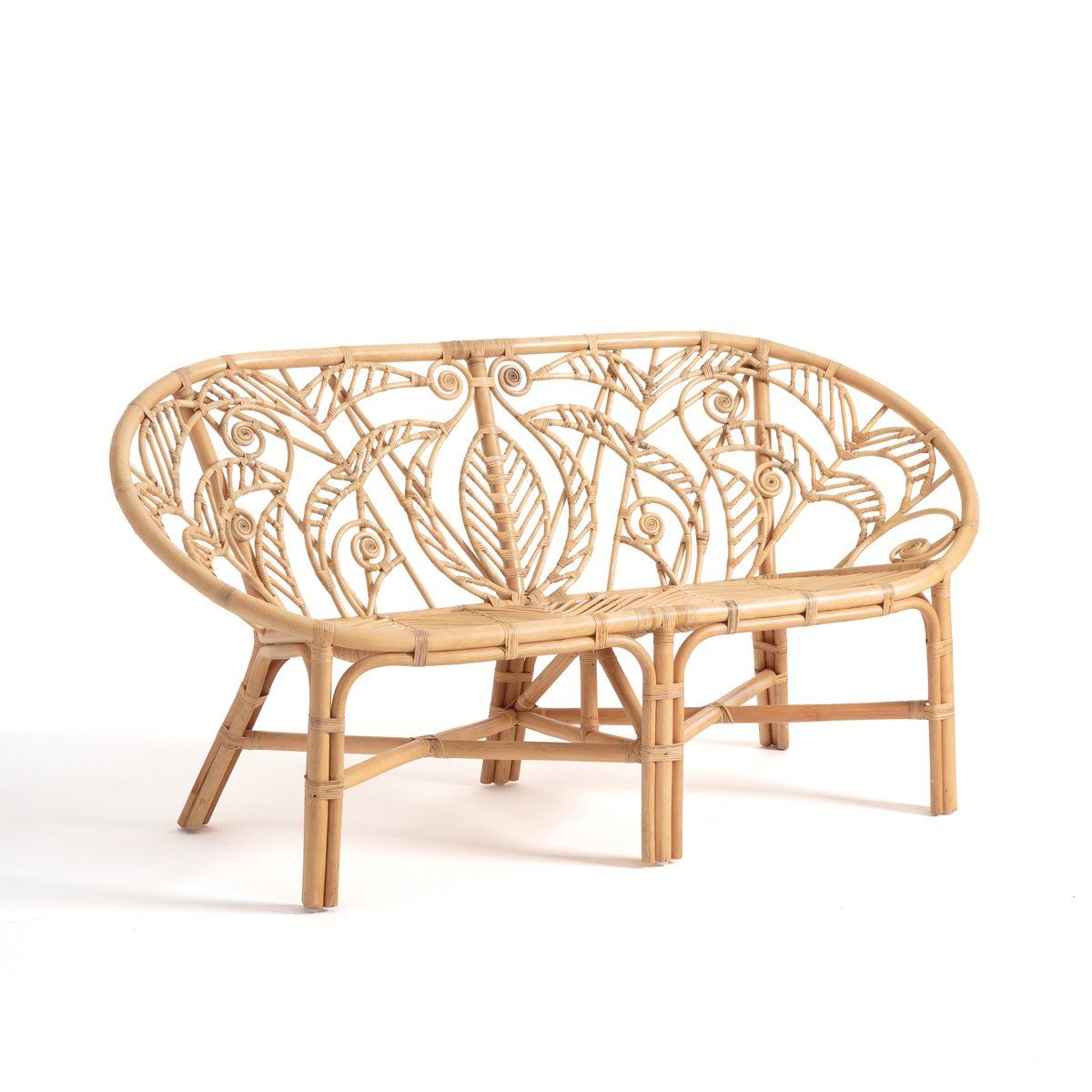 Calamus rattan garden bench deals