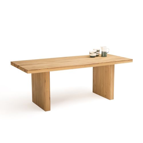 Vova Solid Oak Dining Table,...