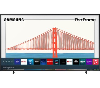 32" SAMSUNG The Frame QE32LS03TCUXXU  Smart Full HD HDR QLED TV with Bixby, Alexa & Google Assistant - Black