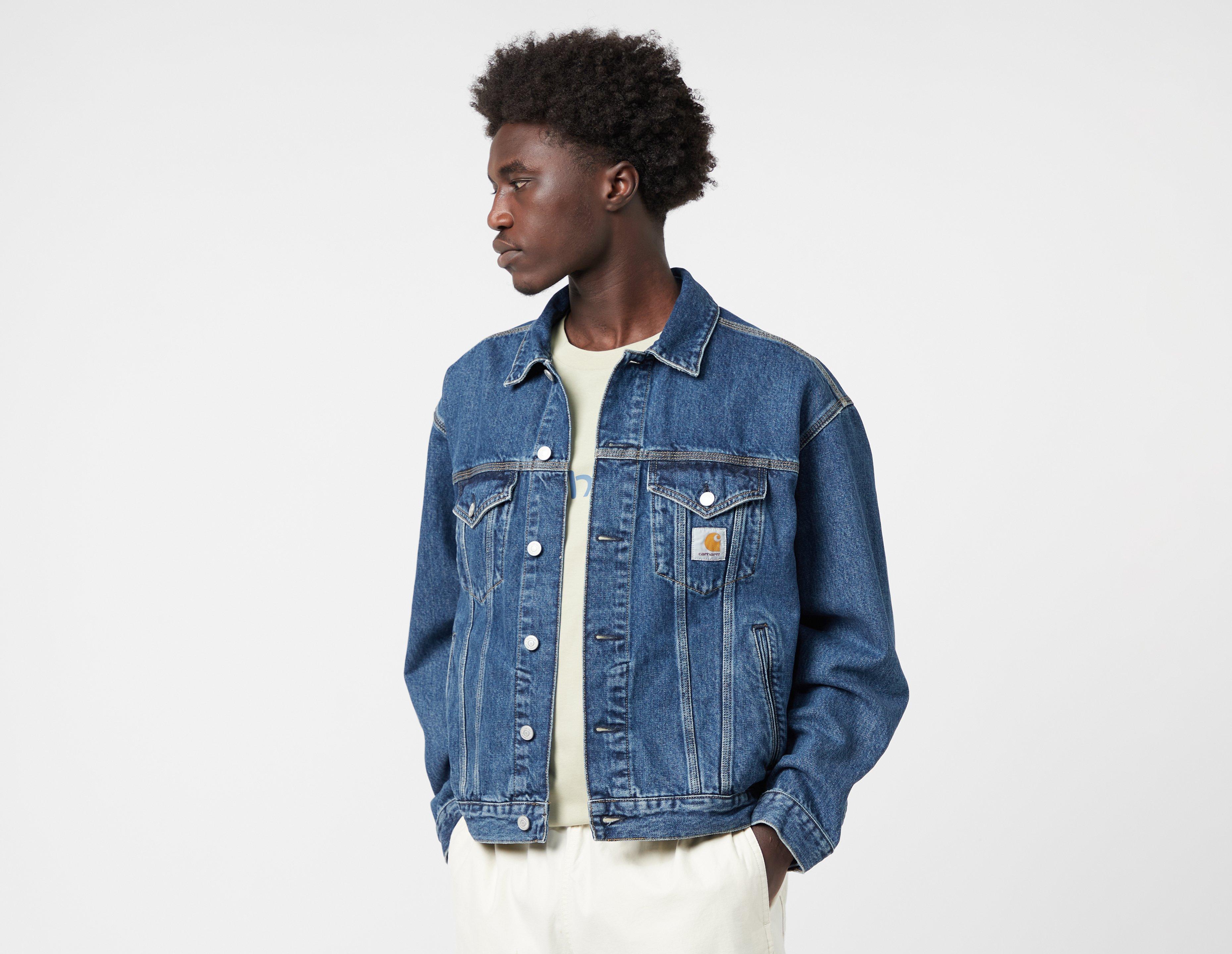 [CARHARTTWIP] HELSTON JACKET ★大人気★ Carhartt WIP - Helston Stone Washed Black - Jeans Jacket