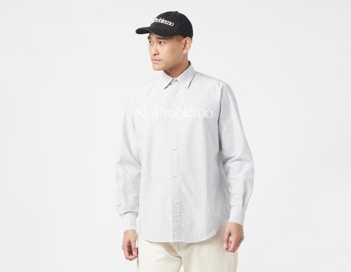 No Problemo Oxford Shirt, Grey