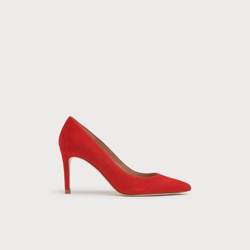 Floret Scarlet Red Suede...