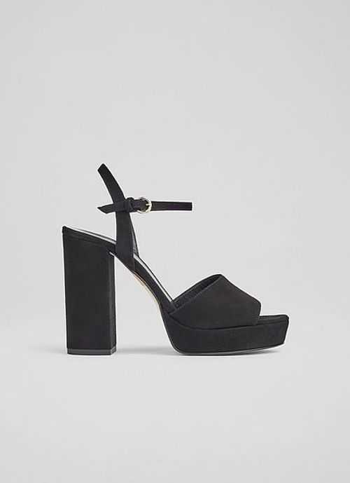 Solange Black Suede Platform...