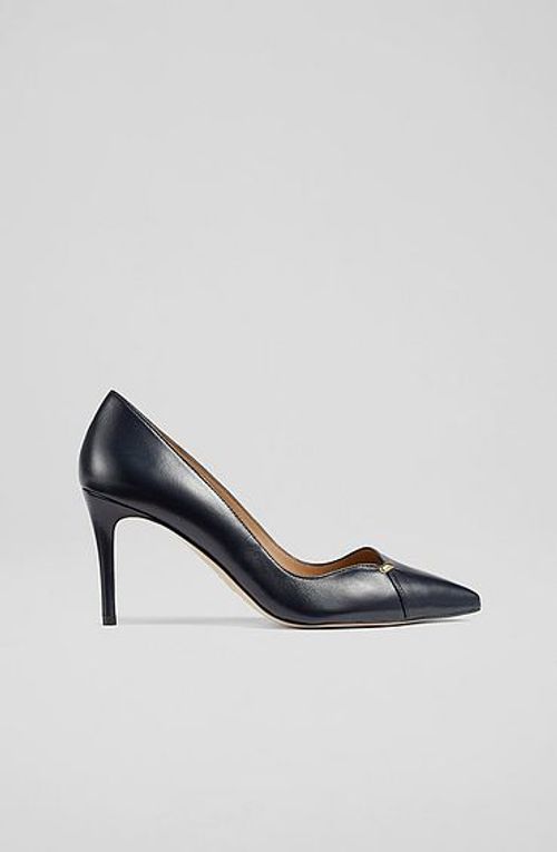 Fiora Navy Leather Courts,...