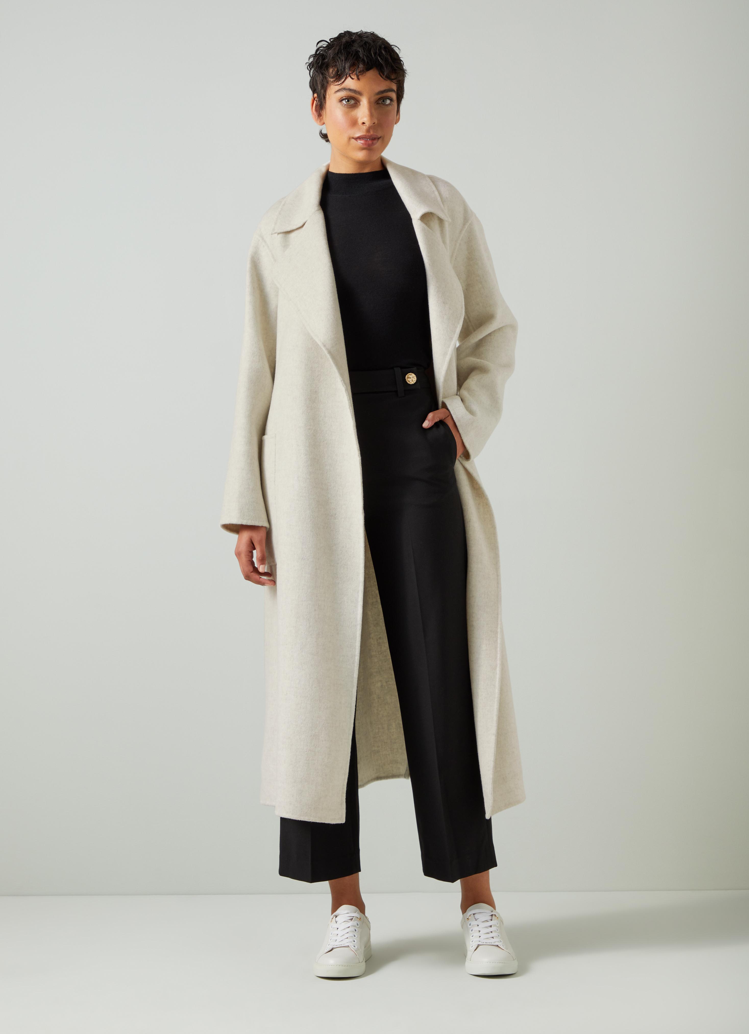 Cognac wool coat shop