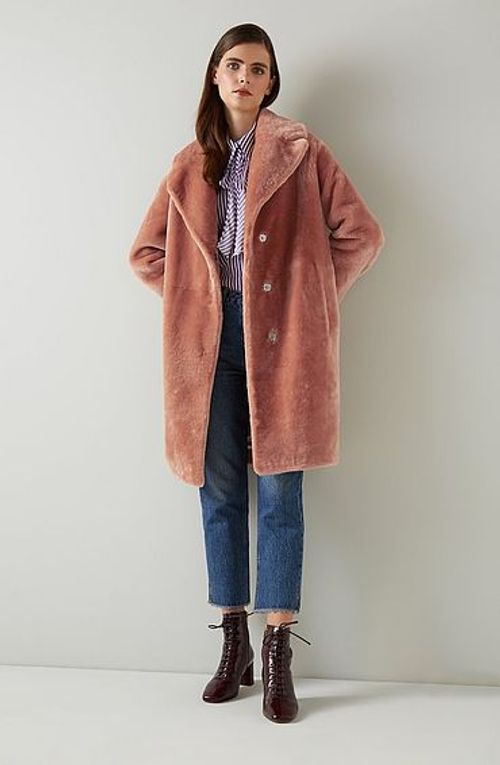 Armelia Apricot Shearling...