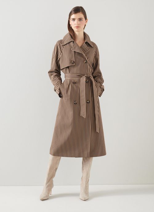 Carine Sand And Brown Striped...
