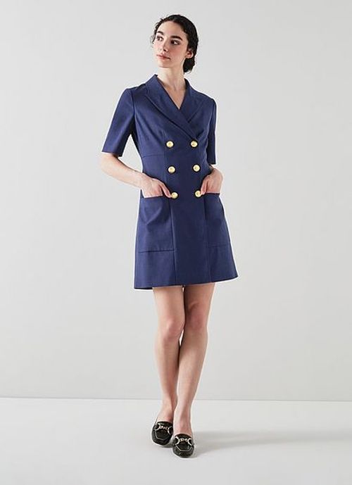 Kennedy Navy Dress with...