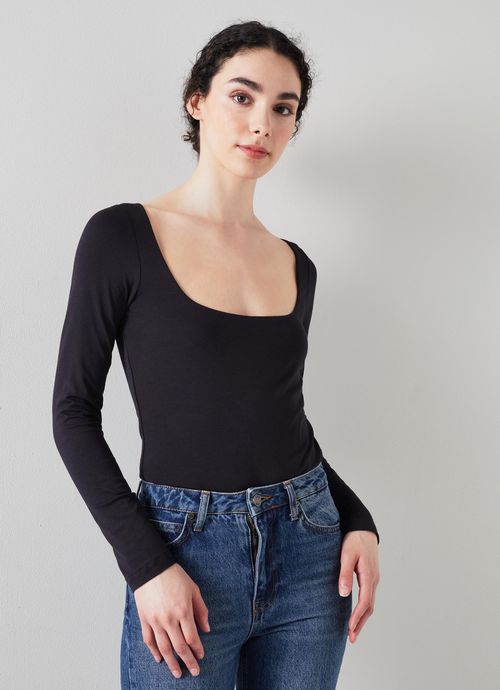 Miriam Black  Square Neck Top...