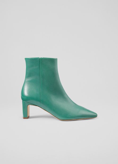 Margaux Jade Blunt Toe Boots,...