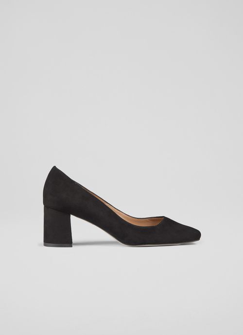 Sally Black Square Toe...