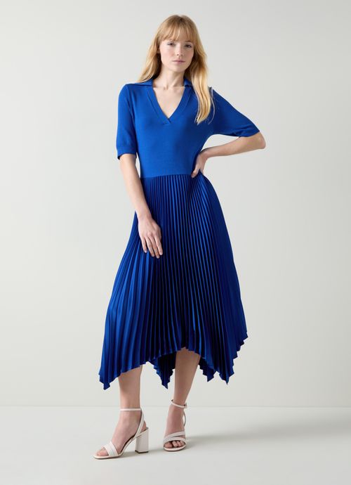 Lorna Mazarine Blue Knit &...