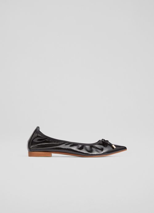 Tilly Black Pointed Ballerina...