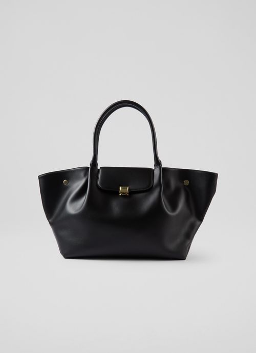 Otello Black Lock Tote Bag,...