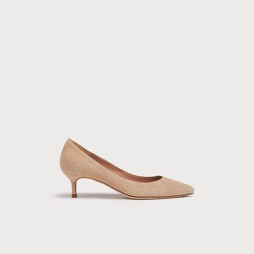 Audrey Beige Suede Courts,...