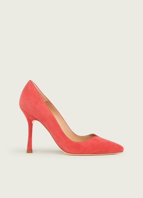 Faye Pink Suede Sweetheart...